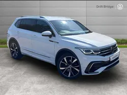 White Used 2022 VW Tiguan Allspace R-line SUV | £30,195 (A bit pricey)