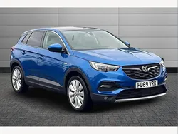 Topaz blue Used 2020 Vauxhall Grandland X Elite SUV | £9,490 (Fair price)