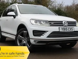 White Used 2015 VW Touareg R-line SUV | £16,490 (Good price)