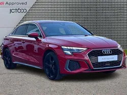 Red Used 2022 Audi A3 S-Line Sedan | £18,928 (Fair price)