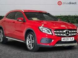 Red Used 2020 Mercedes GLA180 AMG line SUV | £16,150 (Fair price)