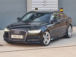 Black Used 2015 Audi A6 S-Line Sedan | £7,995 (Fair price)