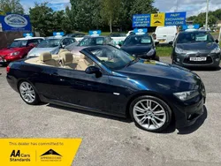 Blue/black Used 2009 BMW 320 Cabriolet M Sport Cabriolet | £5,888 (Good price)