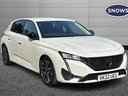 White Used 2022 Peugeot 308 Allure Premium | £17,673 (Fair price)