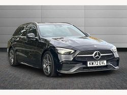 Black Used 2023 Mercedes C300e AMG line Estate | £30,790 (Good price)