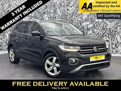 Black Used 2022 VW T-Cross SEL SUV | £15,495 (Fair price)