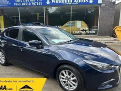 Blue Used 2018 Mazda 3 Hatchback | £8,950 (Fair price)