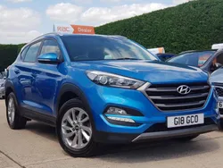 Blue Used 2016 Hyundai Tucson SE SUV | £9,995 (A bit pricey)