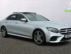 Silver Used 2018 Mercedes E220 AMG Line Premium Sedan | £20,699 (Fair price)