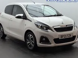 White Used 2021 Peugeot 108 Collection Hatchback | £8,350 (Fair price)