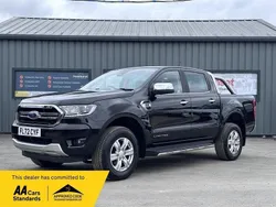 Black Used 2022 Ford Ranger Limited Pickup | £13,950 (Fair price)
