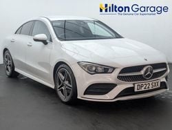 White Used 2022 Mercedes CLA180 AMG line Sedan | £20,900 (Good price)