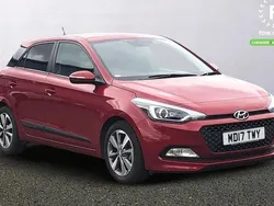 Red Used 2017 Hyundai i20 Premium Hatchback | £9,899 (Fair price)