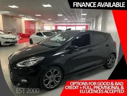 Black Used 2018 Ford Fiesta ST-Line Hatchback | £9,999 (A bit pricey)