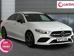 White Used 2022 Mercedes CLA200 AMG line Coupe | £23,799 (Fair price)