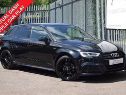 Black Used 2018 Audi A3 Sportback S-Line Hatchback | £14,349 (Fair price)