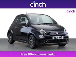Black Used 2021 Fiat 500 Sport Hatchback | £8,899 (Fair price)