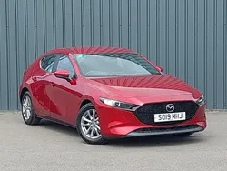 Red Used 2019 Mazda 3 Hatchback | £11,298 (Fair price)