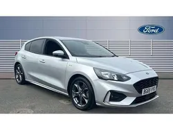 Silver Used 2019 Ford Focus ST-Line Hatchback | £11,581 (Fair price)