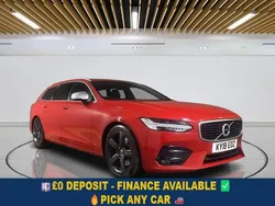 Red Used 2018 Volvo V90 R-Design Pro Estate | £15,249 (Good price)