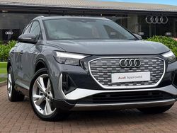Grey Used 2024 Audi Q4 e-tron S-Line SUV | £32,490
