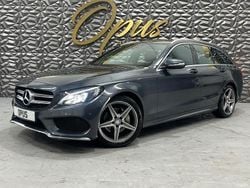 Grey Used 2015 Mercedes C220 AMG line Estate | £9,295 (Fair price)