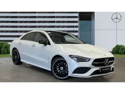White Used 2023 Mercedes CLA200 AMG Line Premium Plus Coupe | £31,299