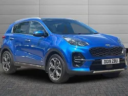 Blue Used 2019 Kia Sportage GT-Line S SUV | £16,095 (Fair price)