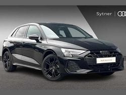Black New 2025 Audi A3 e-tron S-Line Hatchback | £36,000