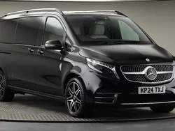 Black Used 2024 Mercedes V300 AMG line MPV | £66,000