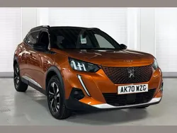 Orange Used 2021 Peugeot e-2008 GTi SUV | £13,322 (Fair price)