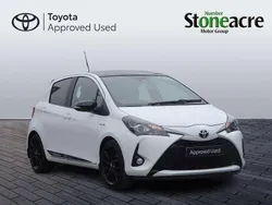 White Used 2019 Toyota Yaris Hybrid Sport Hatchback | £13,250 (Fair price)