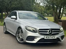 Silver Used 2017 Mercedes E220 AMG line Sedan | £14,995 (Fair price)