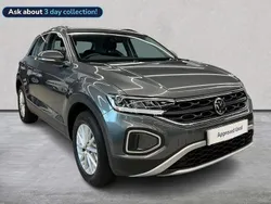 Grey Used 2023 VW T-Roc Life SUV | £22,036 (Fair price)