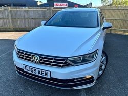 White Used 2015 VW Passat R-line Estate | £10,495 (Expensive)