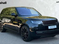 Metallic santorini black Used 2022 Land Rover Range Rover First Edition SUV | £83,713 (Fair price)