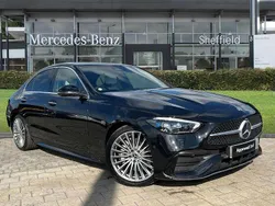 Black Used 2024 Mercedes C300e AMG Line Premium Sedan | £35,000 (Good price)