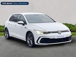 White Used 2021 VW Golf VIII R-line Hatchback | £20,507 (Fair price)