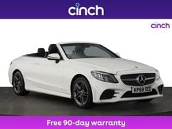 White Used 2018 Mercedes C300 AMG Line Premium Cabriolet | £16,349 (Fair price)