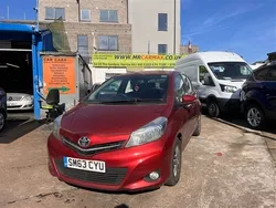 Red Used 2013 Toyota Yaris Plus Hatchback | £7,950 (Fair price)