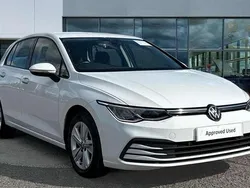 Pure white Used 2022 VW Golf VIII Life Hatchback | £16,210 (Good price)