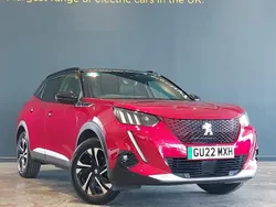 Red Used 2022 Peugeot e-2008 GTi SUV | £14,698 (A bit pricey)