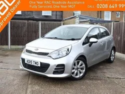 Metallic silver Used 2015 Kia Rio 2 Hatchback | £6,495 (Fair price)