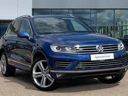 Blue Used 2017 VW Touareg R-line Plus SUV | £23,641 (Fair price)