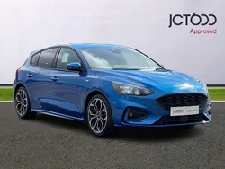 Blue Used 2019 Ford Focus ST-Line X Hatchback | £14,422 (Fair price)