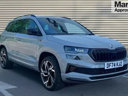 Grey Used 2024 Skoda Karoq SportLine SUV | £30,790 (Fair price)