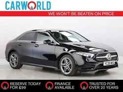Black Used 2020 Mercedes A250 AMG line Sedan | £15,735 (Good price)