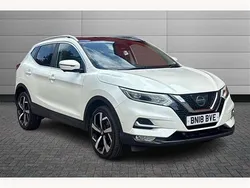 White Used 2018 Nissan Qashqai Tekna SUV | £9,295 (Fair price)