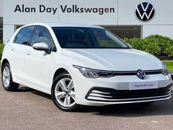 White Used 2022 VW Golf VIII Life Hatchback | £16,495 (Fair price)