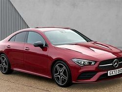 Red Used 2022 Mercedes CLA200 AMG Line Premium Coupe | £22,495 (Fair price)